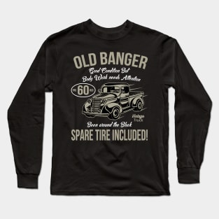 60th Birthday T-Shirt Vintage Old Banger 60 years old Gift Long Sleeve T-Shirt